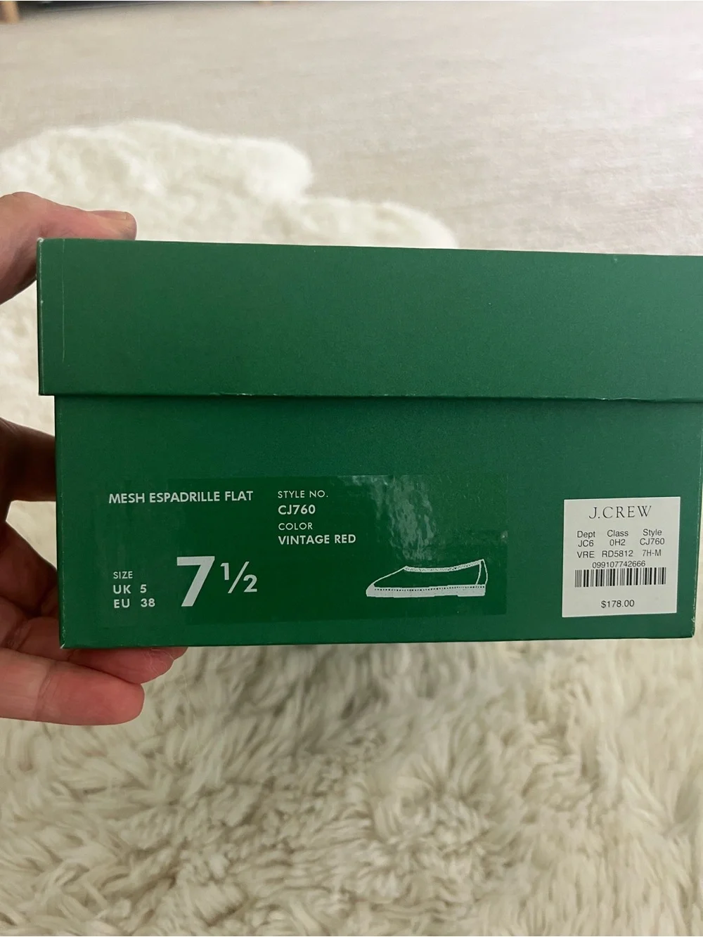 J. Crew crew espadrilles